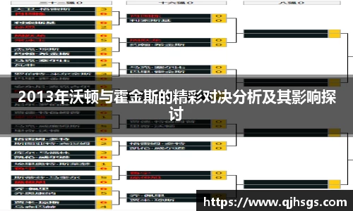 2013年沃顿与霍金斯的精彩对决分析及其影响探讨